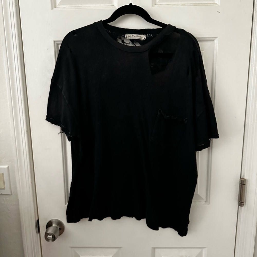 We the free distressed t shirt